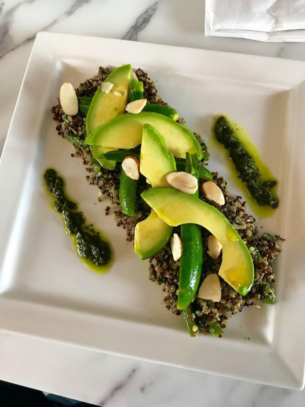 Neo Baguette quinoa avocado salad