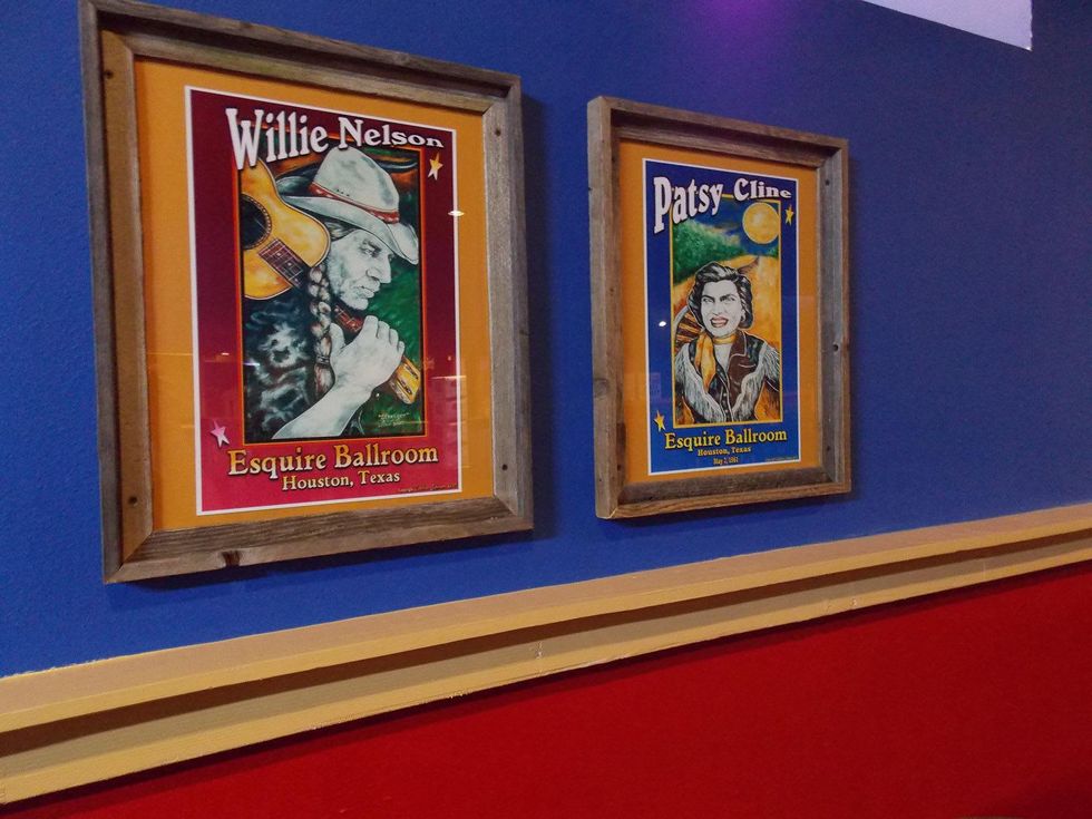 Neon Boots Dancehall & Saloon signs on wall August 2013