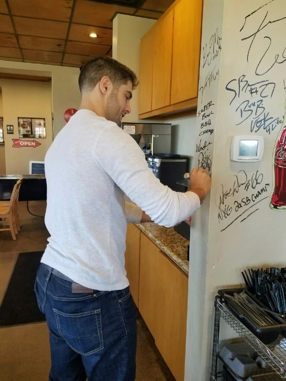 New England Patriots Killen's Barbecue