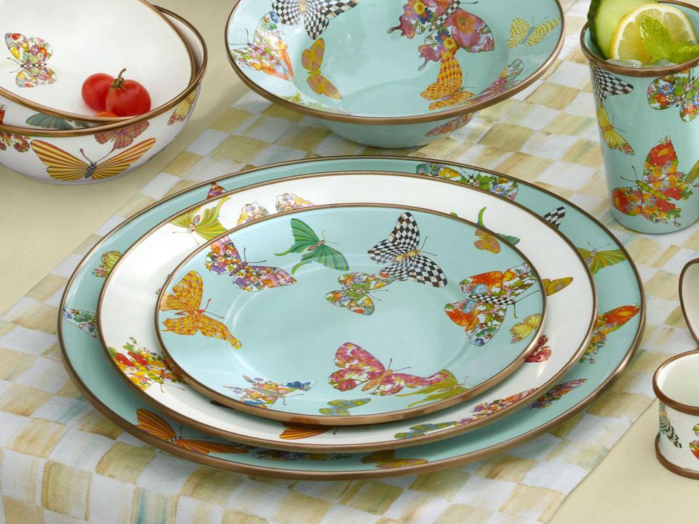 new for spring gardens MacKenzie-Childs March 2015 butterfly collection