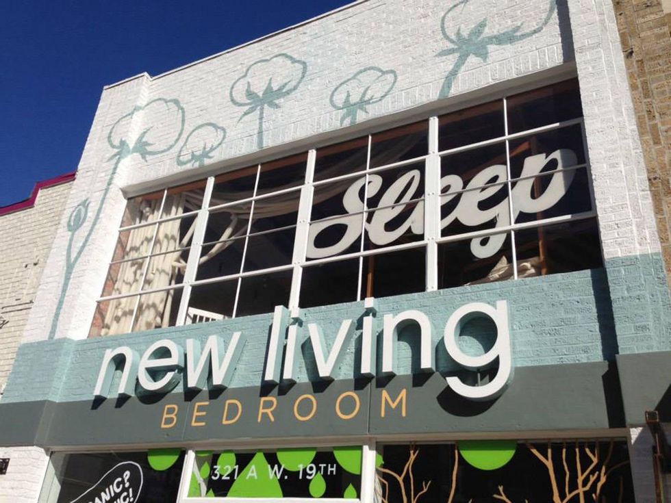New Living Bedroom new storefront sign