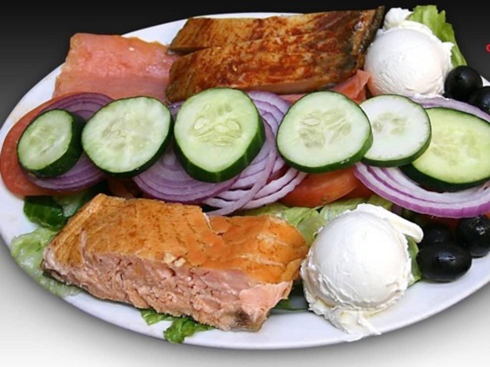 New York Deli and Coffee Shop fish plate