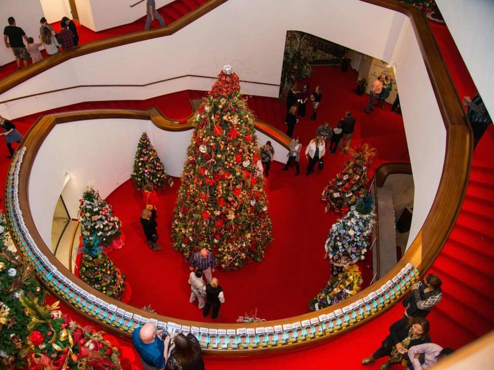News, Alley Theatre Christmas Tree party, Nov. 2015