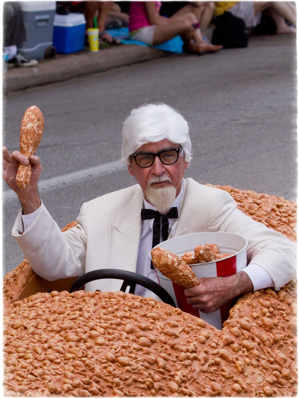 News_Art Car Parade_Kentucky Fried Chicken_Colonel Sanders_May 2012