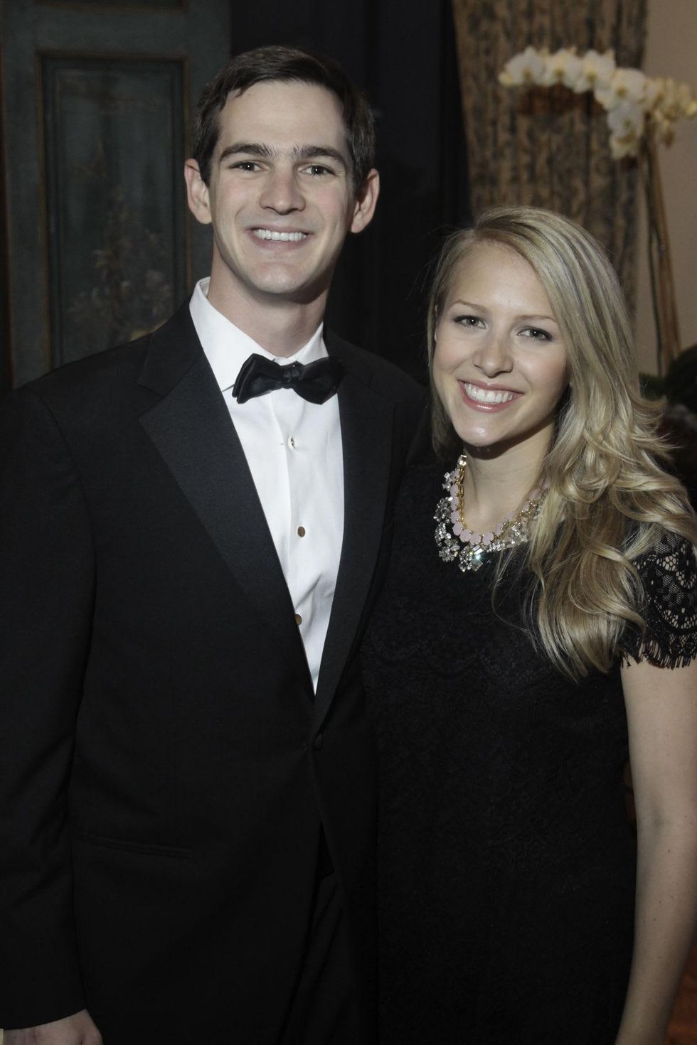 News, Baker Institute dinner, April 2015, William Simmons, Paige Simmons