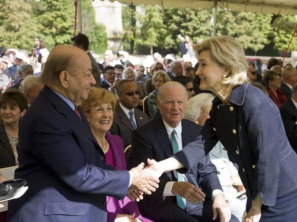 News_Baker Statue_Hushang Ansary_Susan Baker_James Baker_Sen. Kay Bailey Hutchison