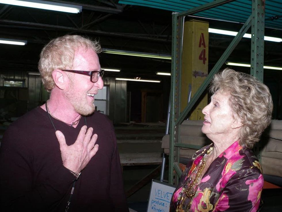 News-Cloris Leachman and Rusty Arena-Nov 09
