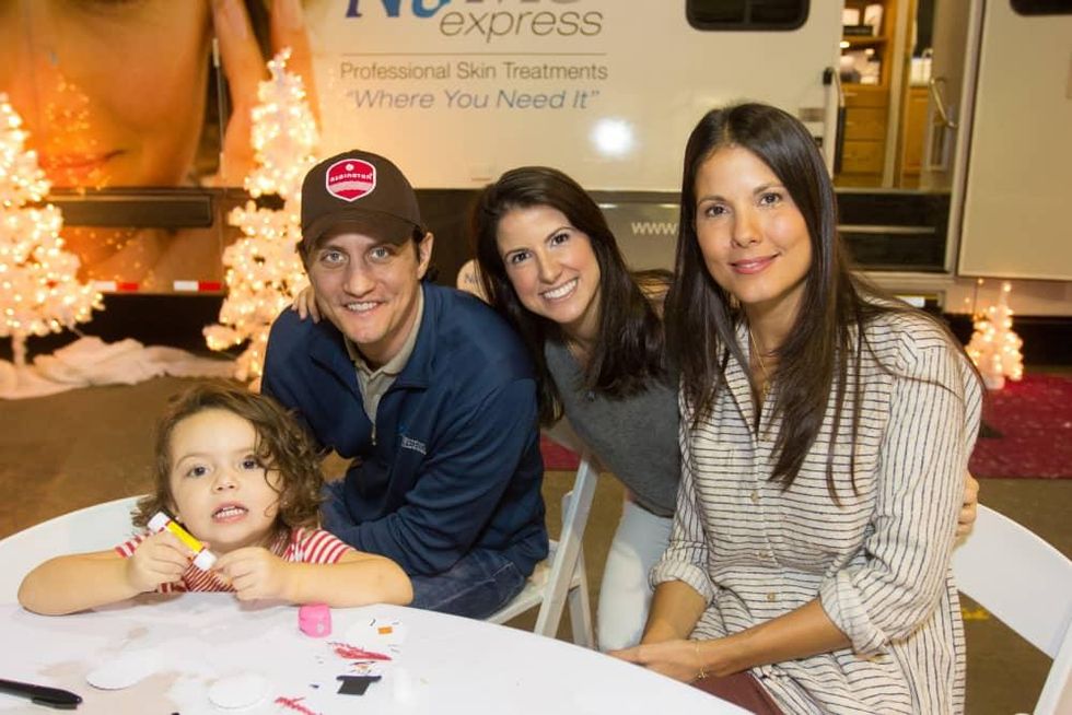 News, CM Holiday Pop-Up Shop, Dec. 2015, Ann Lucia Schinas (child), Scott Goodman, Anna Goodman, Tina Schinas
