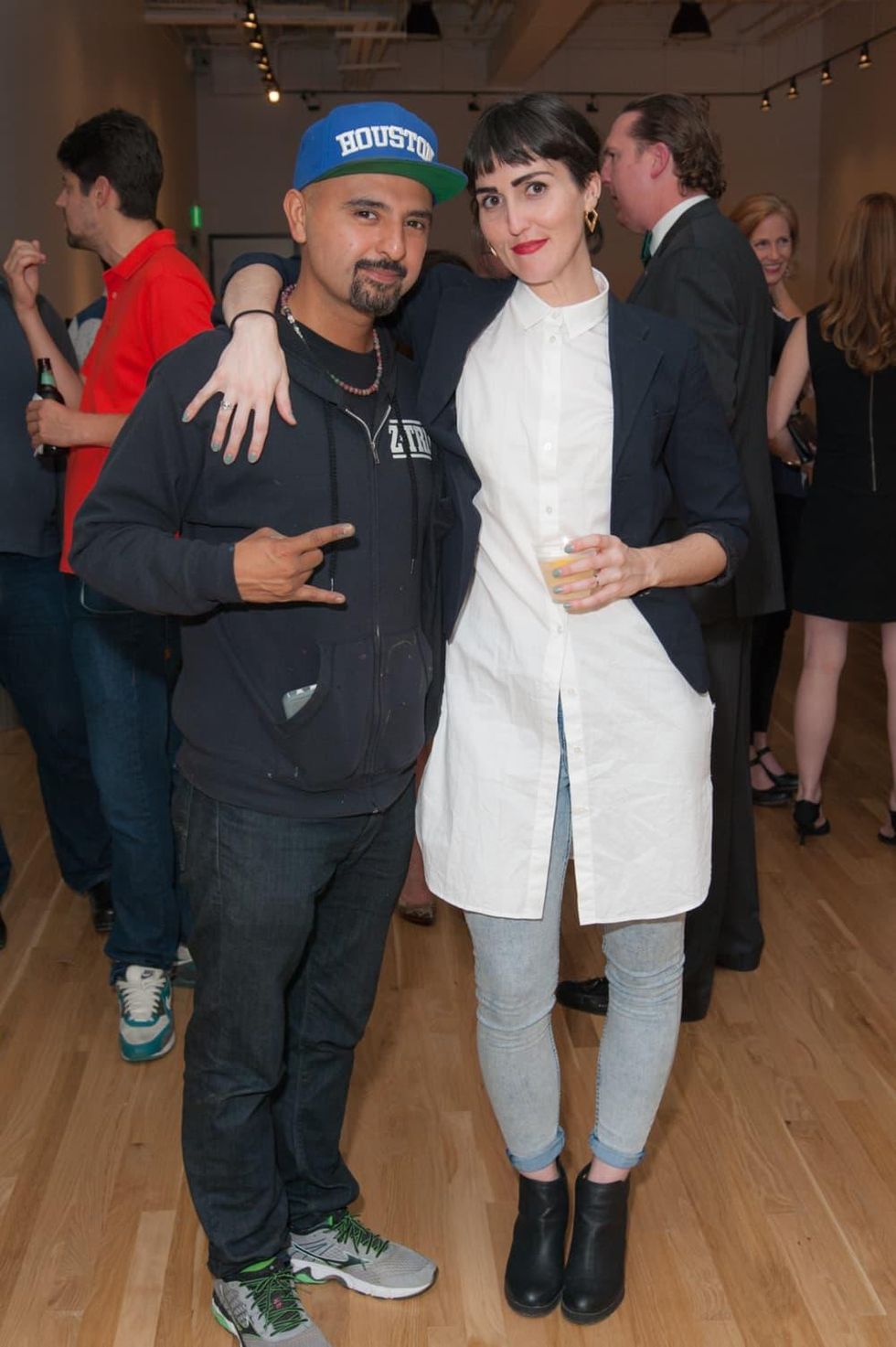News, DiverseWorks MATCH party, Dec. 2015 Gonzo247, Alisa Mittin