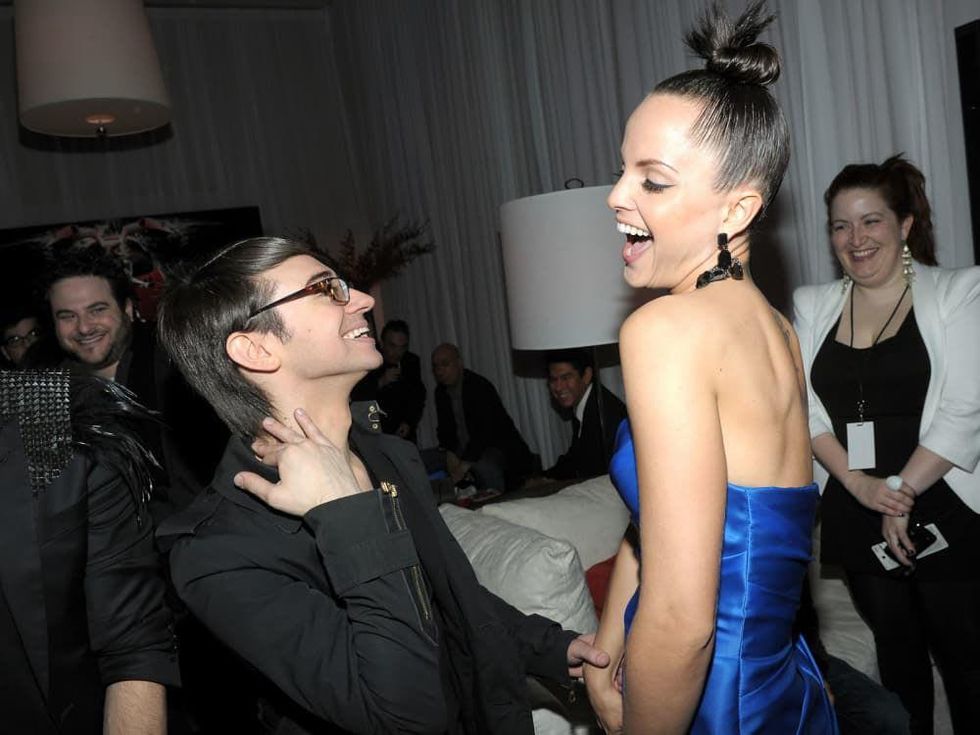 News_Fashion Week_Christian Siriano_Mena Suvari