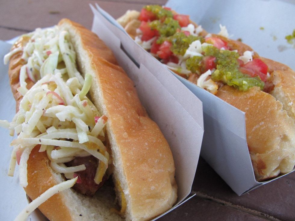 New gourmet hot dog restaurant springs from a food truck And it's