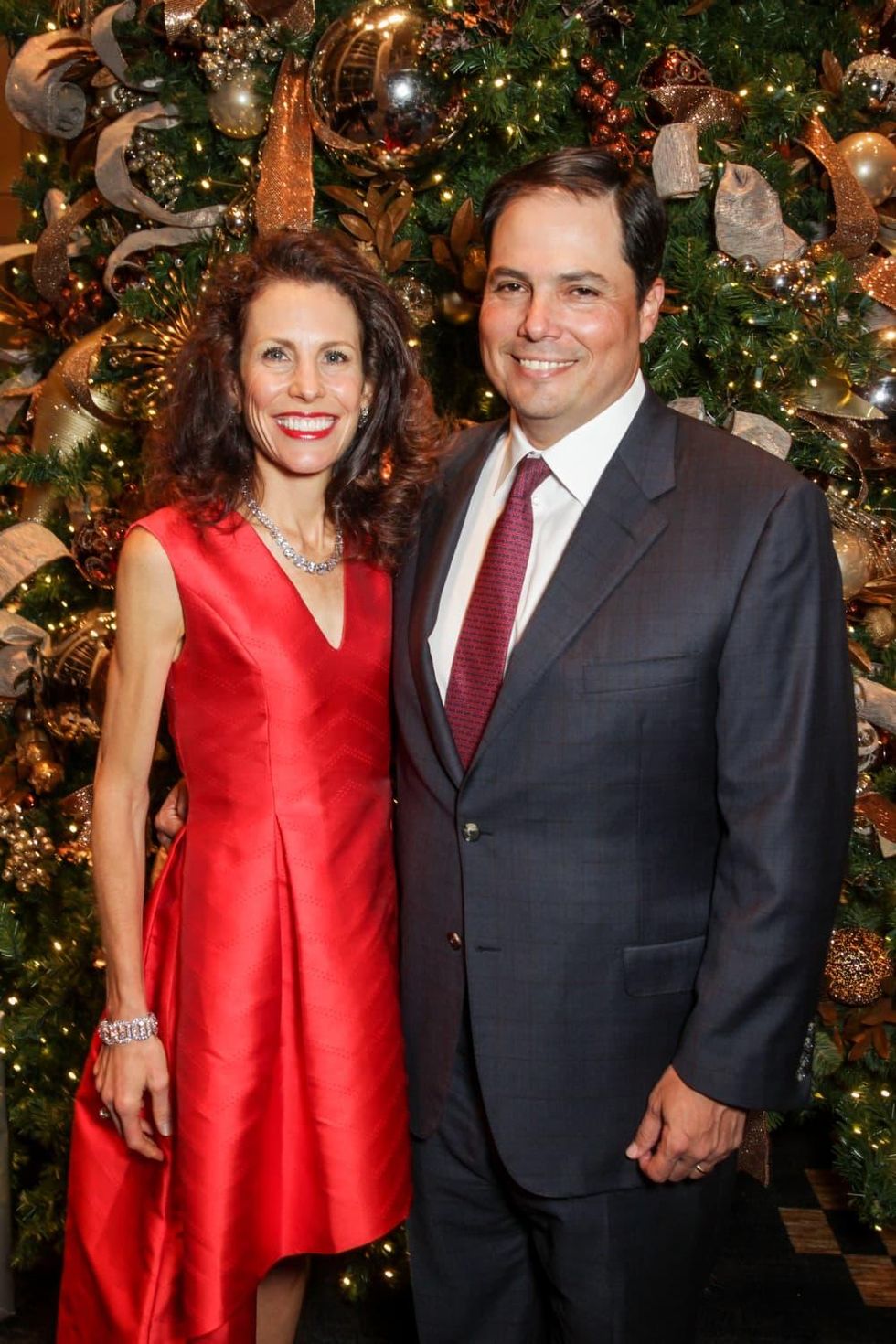 News, Greater Houston Women's Chamber of Commerce Gala, Dec. 2015, Gina and Carl L una