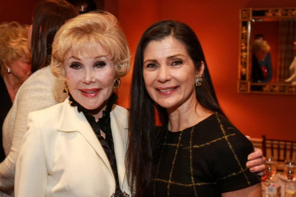 News, HGO Tea, Dec. 2015, Joanne King Herring, Cynthia Petrello