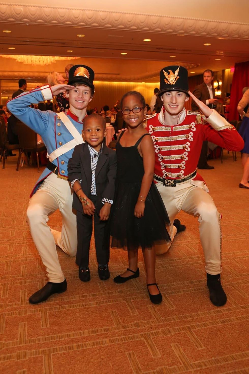 News, Houston Ballet Kingdom of Sweets , Dec. 2015, LaShawne Backstrom, Noah Grace Backstrom