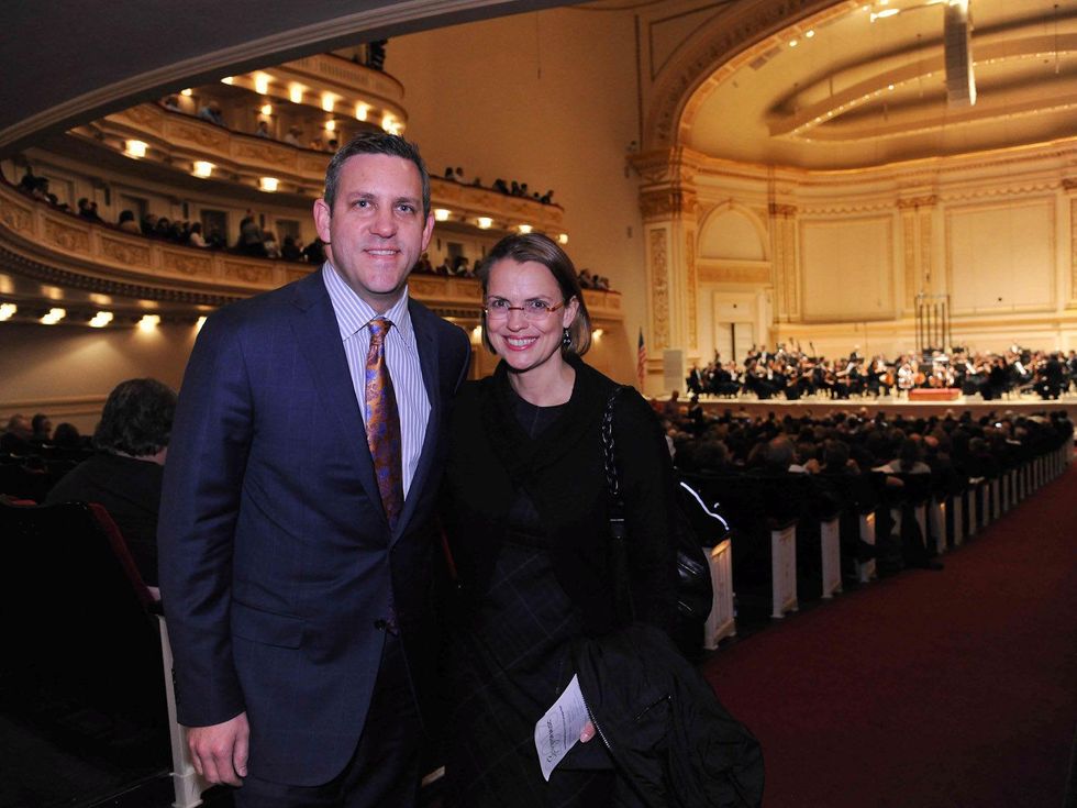 News_Houston Symphony_Spring for Music_Carnegie Hall_May 2012_Matthew VanBesien and wife Rosie Jowitt