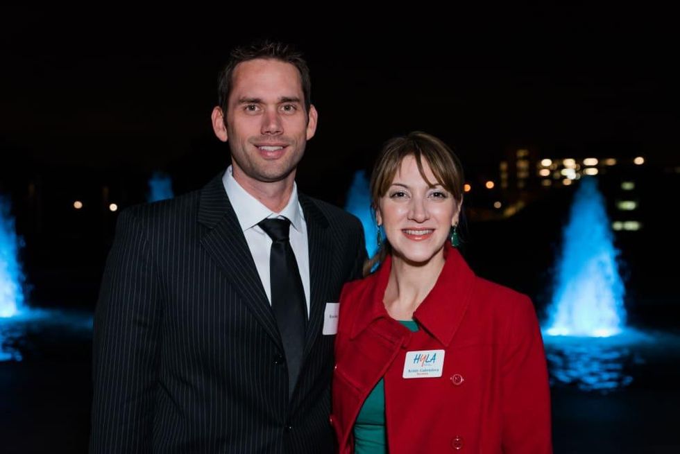 News, Houston Young Lawyers, holiday party, Dec. 2016, : Ryan Sledge and Kristy Gabrielova