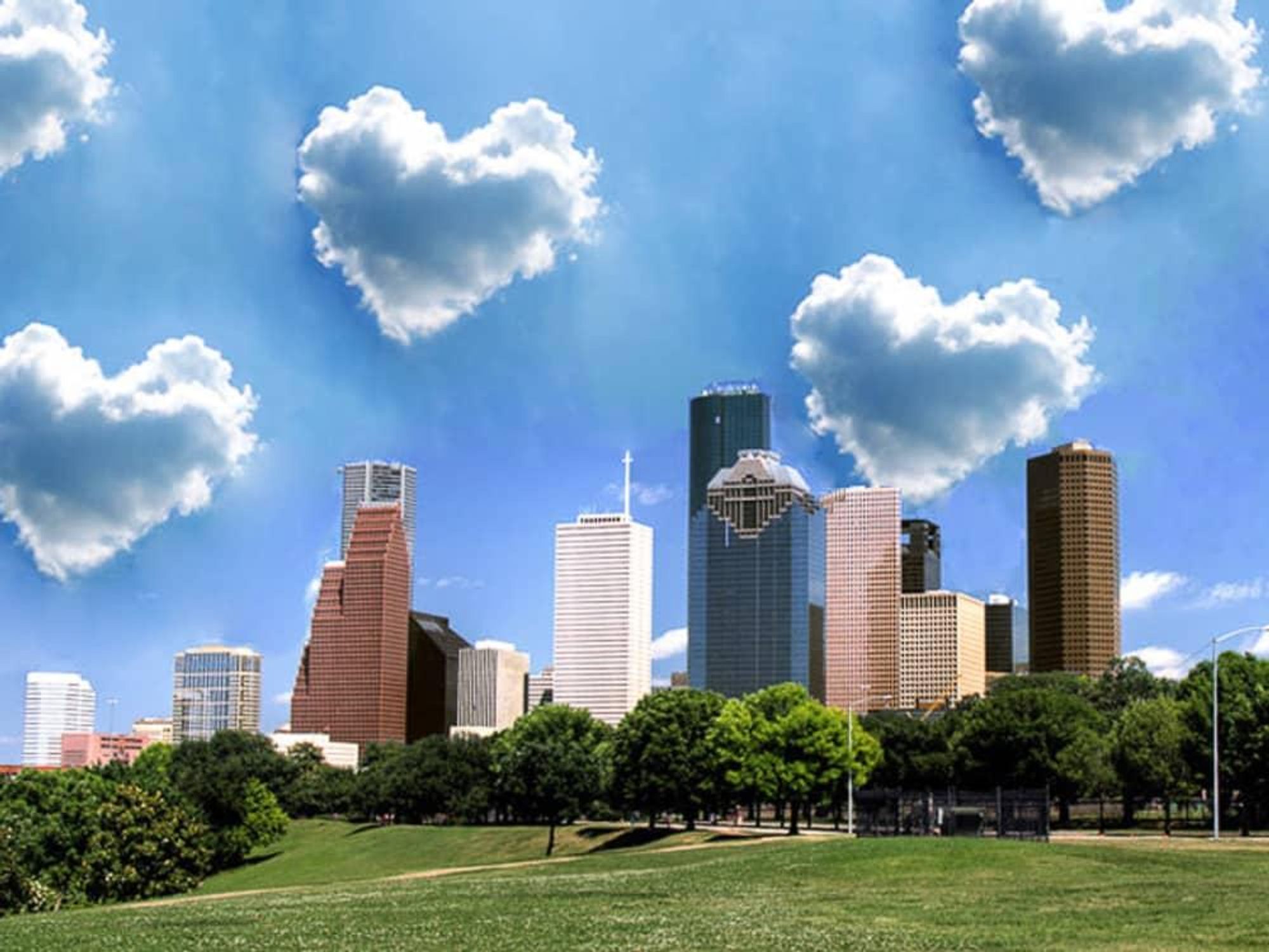 News_I heart Hou_heart clouds Houston skyline_Feb 10