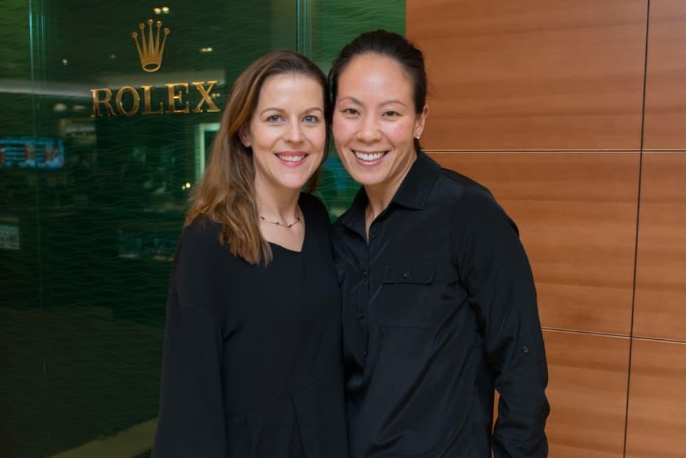 News, IW Marks Rolex Event, Dec. 2015, Caroline Simons, Ting Bresnahan
