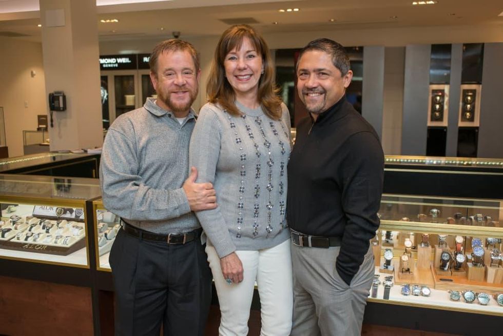 News, IW Marks Rolex Event, Dec. 2015, Shelby Kibodeaux, Elizabeth Stein, Bruce Padilla