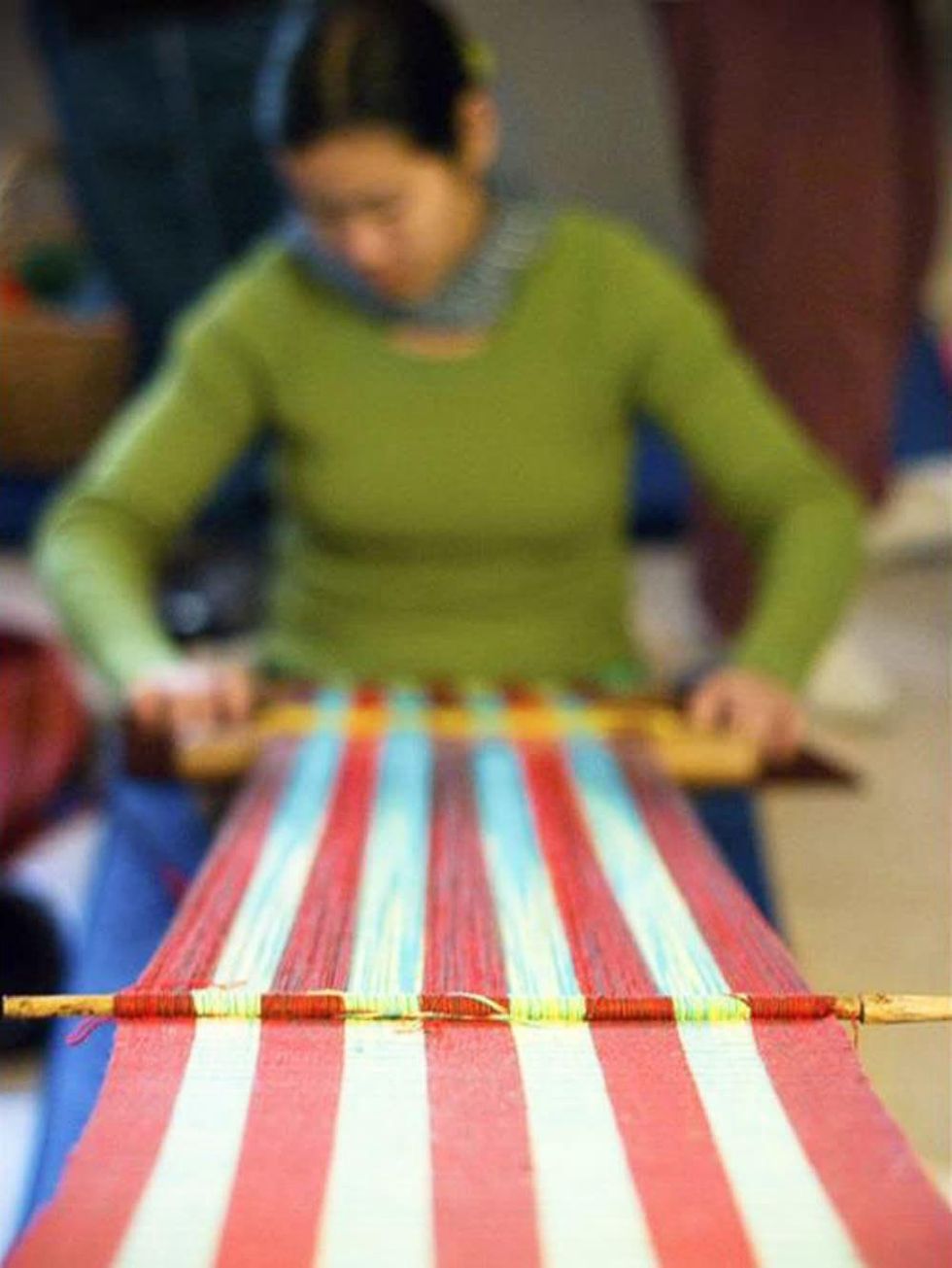 News_Janice Schindeler_The Community Cloth_loom