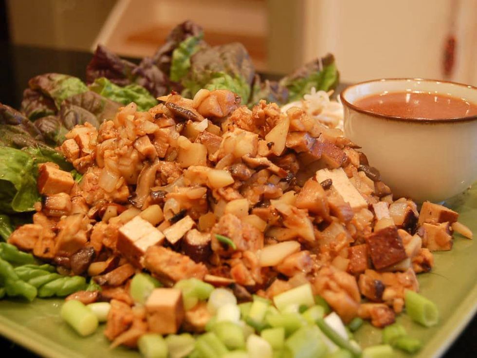 News_Joel Luks_vegging out_99 Ranch Market_Hard Tofu used in Vegan Lettuce Wraps