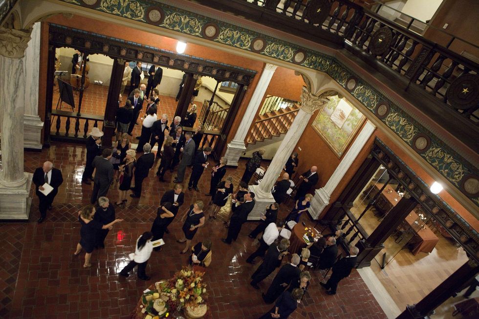 News_Julia Ideson Library_restoration_December 2011_Tudor Gallery inside Julia Ideson Library is one of the newly restored spaces available for private event rentals