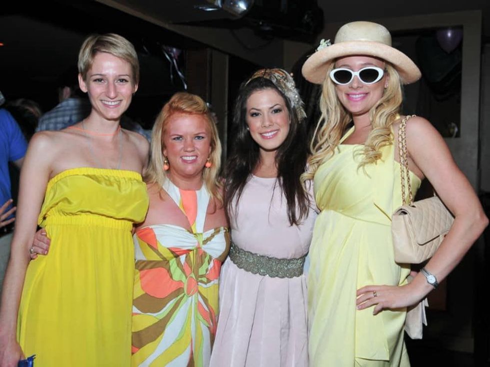News_Kentucky Derby_party_Exa Grubb, Beth Bryant_Sabra Martin_Erica Rose