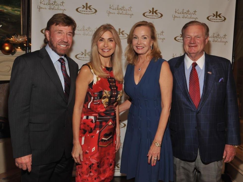 News, Kick-start gala kickoff, Dec. 2015, Chuck Norris, Gena Norris, Alice Mosing, Keith Mosing