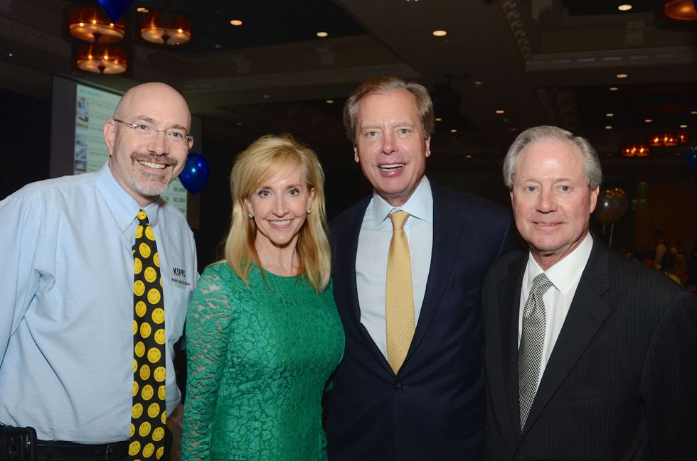 News, KIPP Academy gala, April 2015, Mike Feinberg, Tricia Dewhurst, David Dewhurst, Ernie Cockrell, Sr.