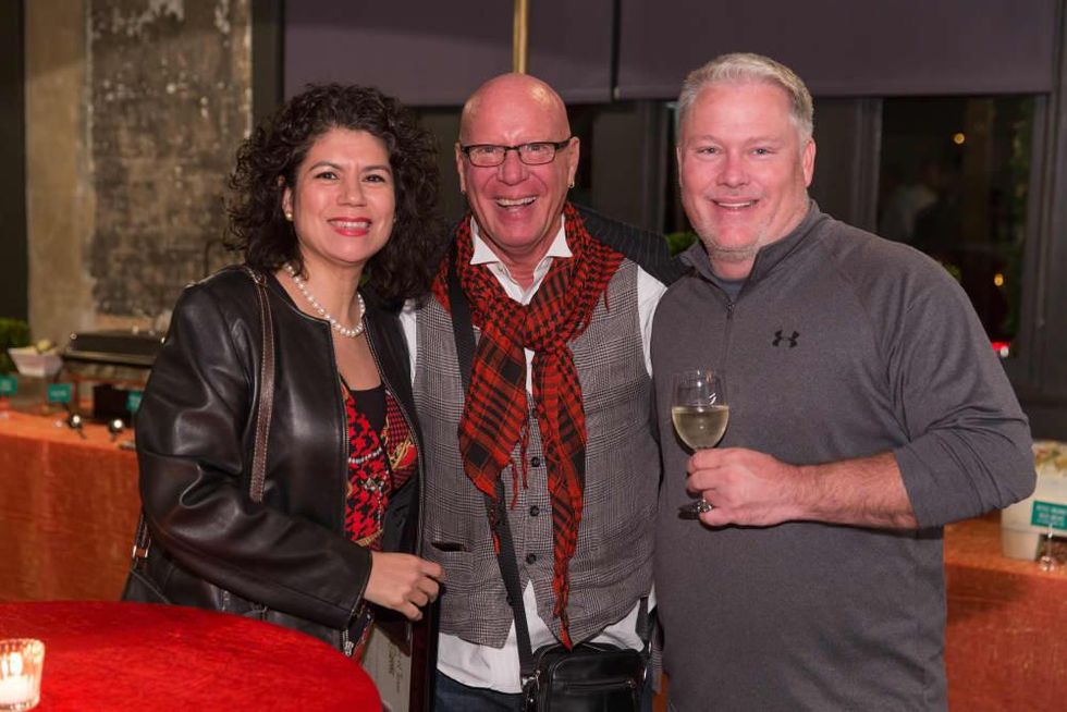 News, Lauren Spanjian party, Dec. 2015, State Rep. Carol Alvarado, Kelly Gale Amen, Greg Bess