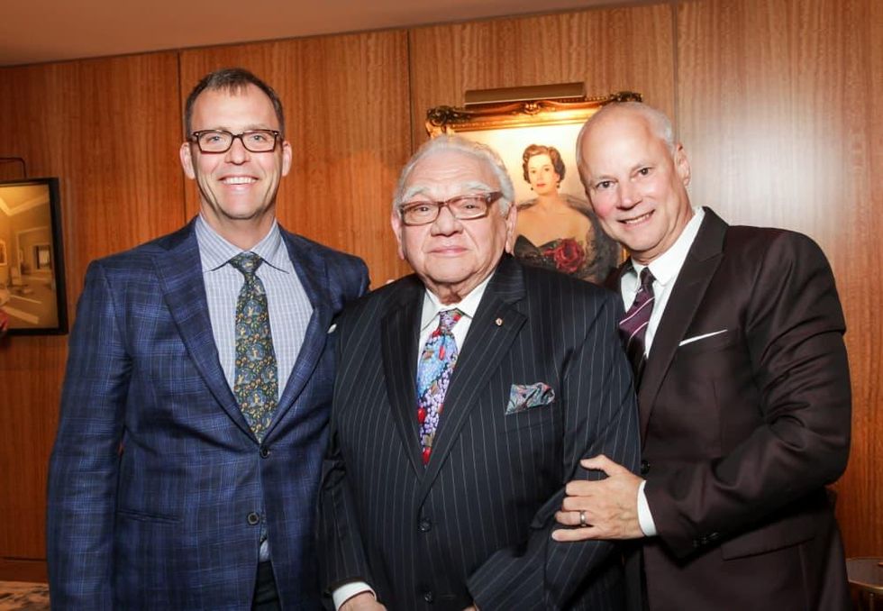 News, Legacy Holiday Schmooze, Dec. 2015, David Crawford, Frank Campisi, Tripp Carter.