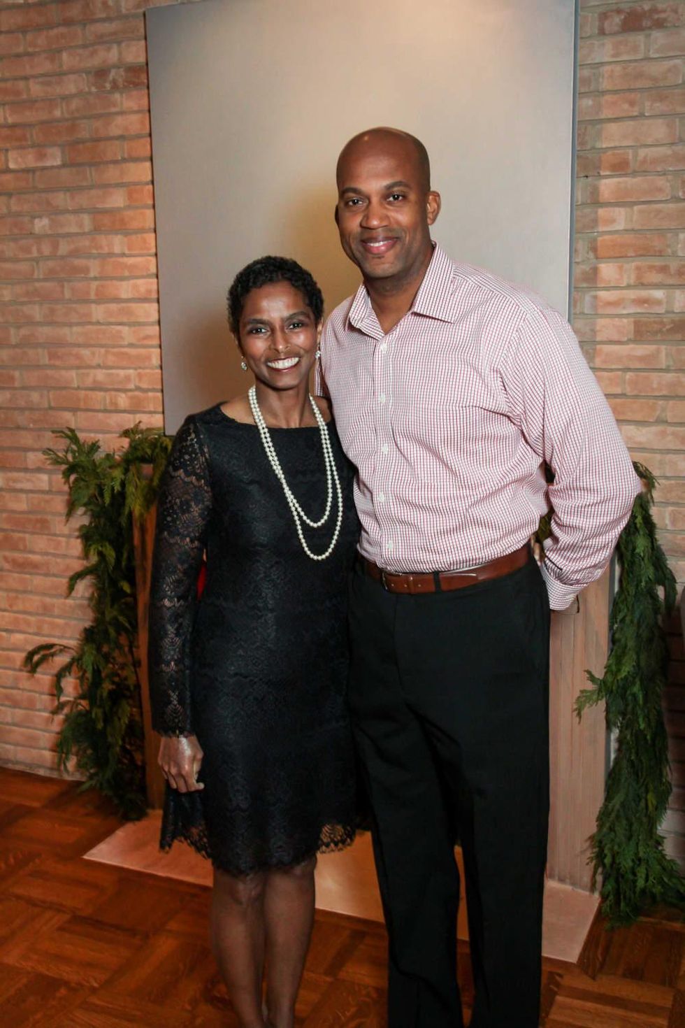 News, Legacy Holiday Schmooze, Dec. 2015, Dr. Ann Barnes, Matt Barnes