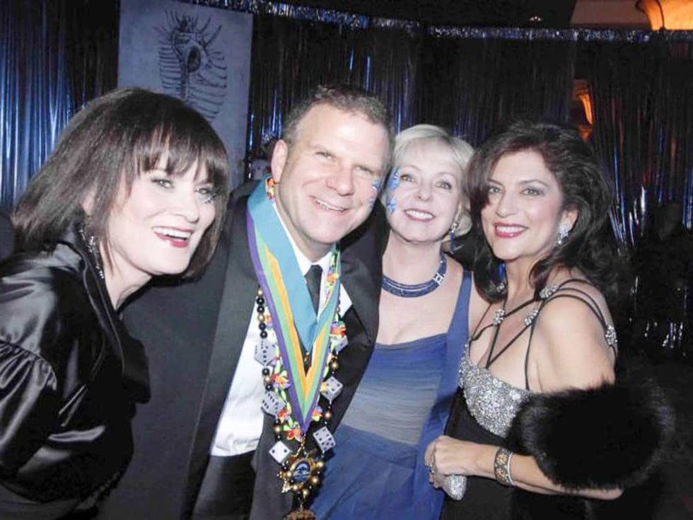 News_Mardi Gras_Feb. 2010_Galveston_Mary Beth Aspromonte_Tilman Fertitta_Karen Mayell_Dancie Ware