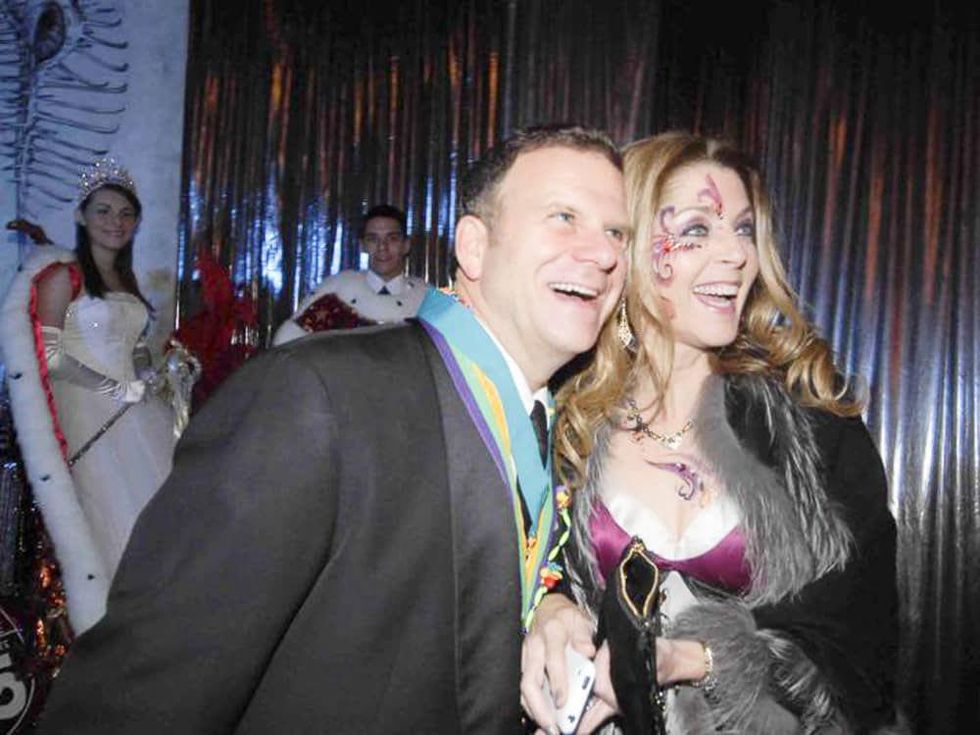 News_Mardi Gras_Feb. 2010_Galveston_Tilman Fertitta_Paige Fertitta