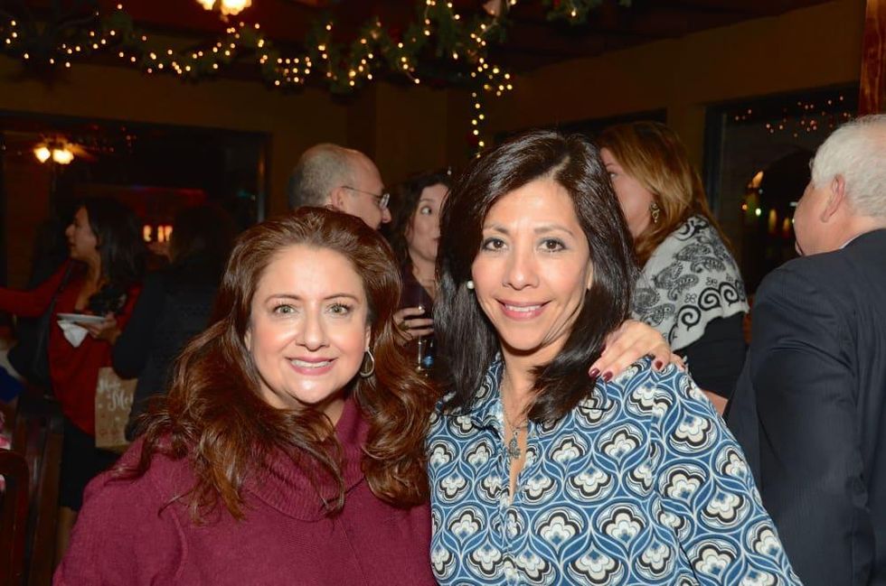 News, Mayor's Hispanic Advisory Board party, Dec. 2015, Sonia Soto, Gloria Zenteno