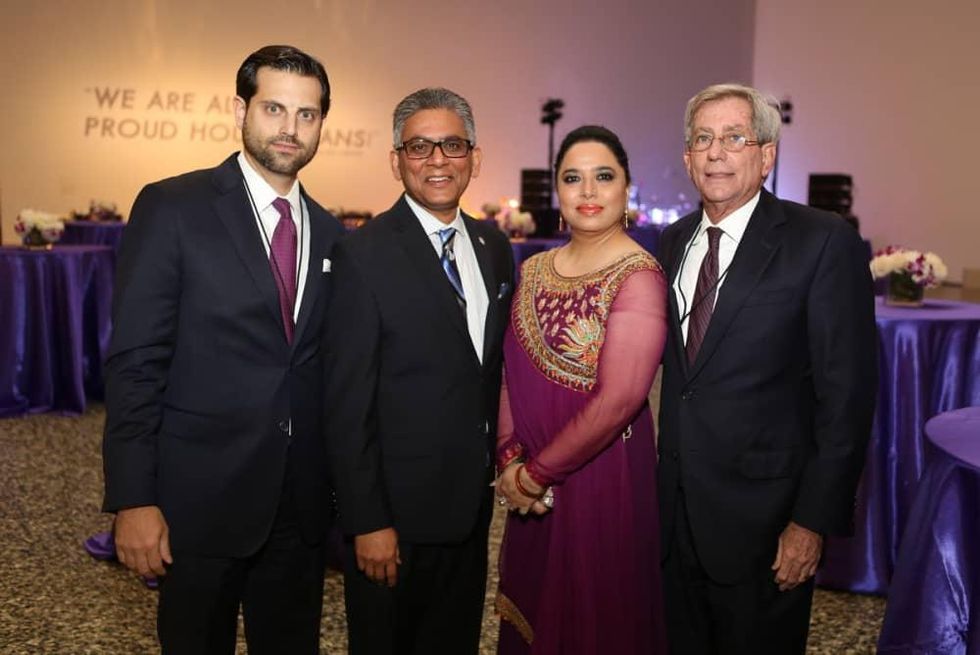 News, Mayor Sylvester Turner Inauguration, Jan. 2016, MFAH, Jonathan Zadok, Zaf Tahir, Yasmeen Tahir, Fed Zeidman