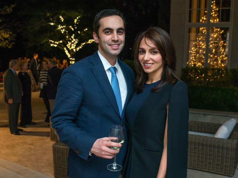 News, MD Anderson Santa's Elves, Dec. 2015, AMir Davoody, Rana Mehr