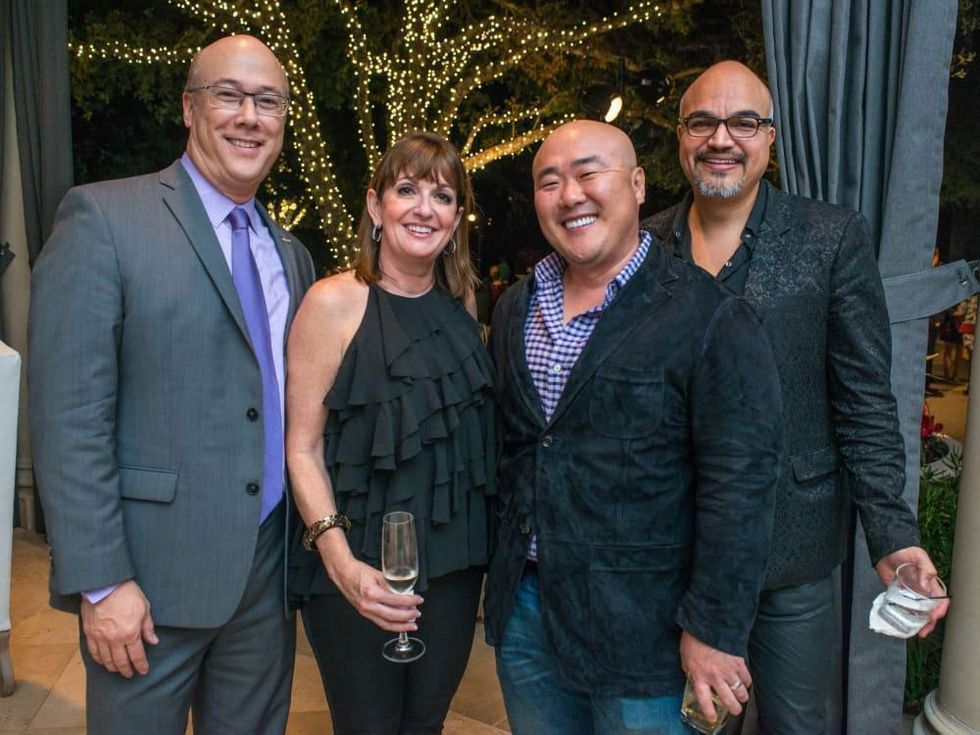 News, MD Anderson Santa's Elves, Dec. 2015, Andrew Huant, Patricia Smith, Chong Yi, Miguel Cortez