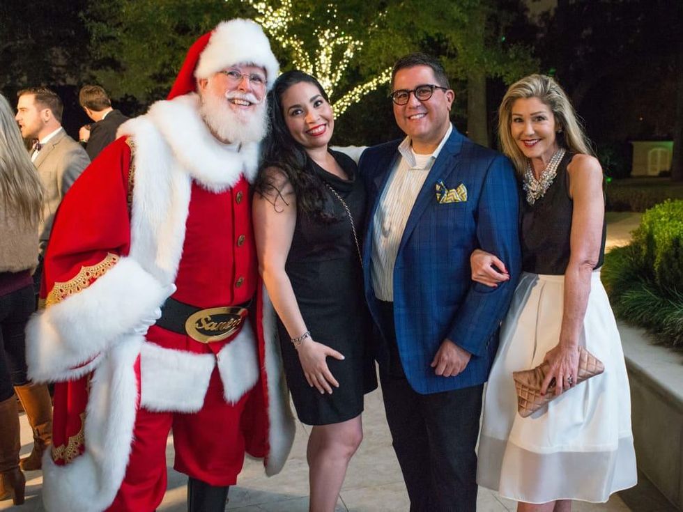 News, MD Anderson Santa's Elves, Dec. 2015, Enid Sanchez, Dr. Roland Maldonado, Patti Murphy
