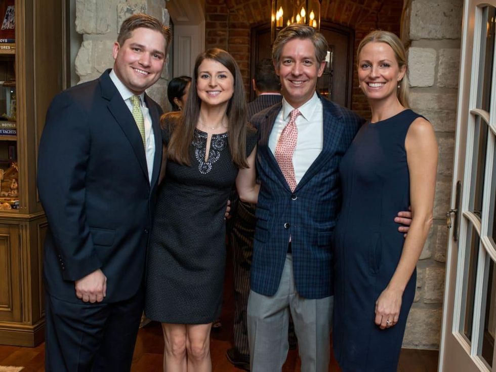 News, MD Anderson Santa's Elves, Dec. 2015, John Kruse, Claire Kruse, Brooke Rushing, Holding Rushing