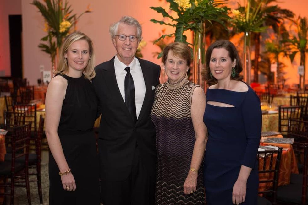 News, MFAH Latin Experience, Nov. 2015 Madeline Kelly; George and Linda Kelly; Sara Kelly