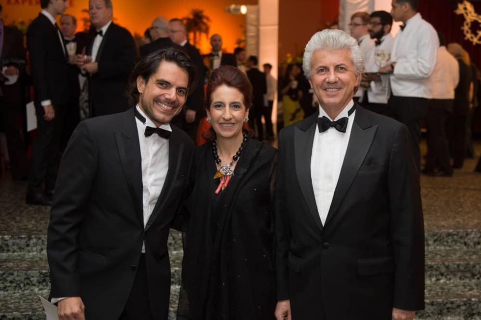 News, MfAH Latin Experience, Nov. 2015 Nayib Nemme; Claudia Hakim; Alex Mor;