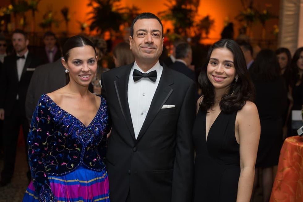 News, MFAH Latin Experience, Nov. 2015, Vanessa Ugobono; Juan Pablo Muci and Isabela Muci