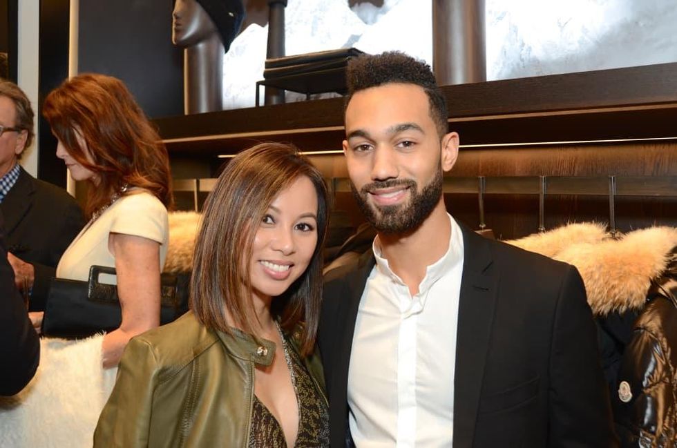 News, Moncler opening, Dec. 2015, Nancy Nguyen, Derion Bush