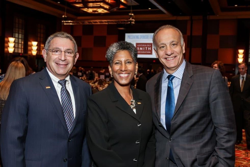 News, National Philanthropy Day Awards, Dec. 2015, Dr. Paul Klotman, Dr. Alicia Monroe, John Damonti