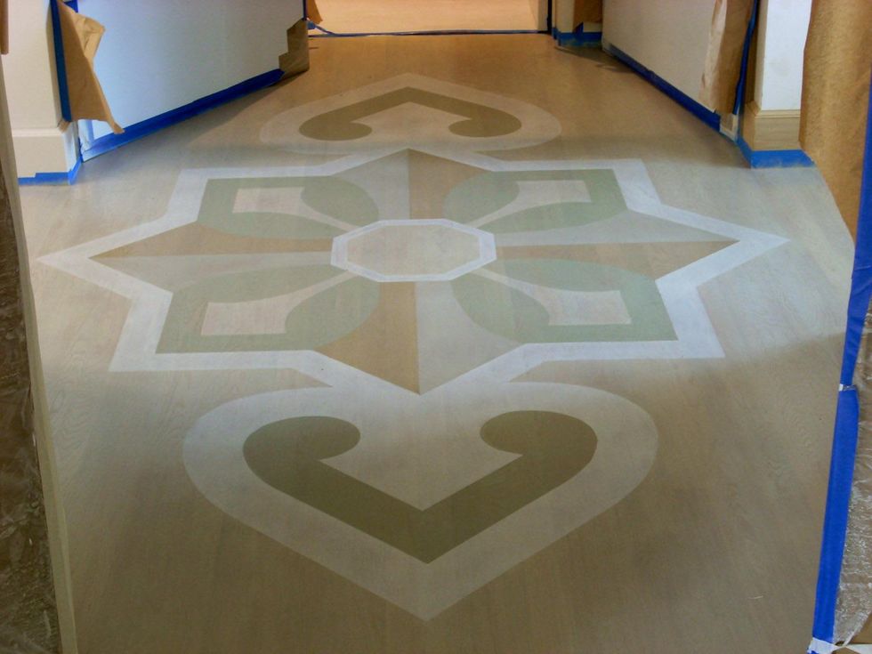 News_Ruthie_faux painting_passageway_painted floor