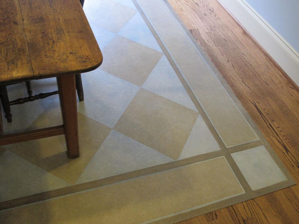 News_Ruthie_Glen Miracle_faux_Oil cloth Rug