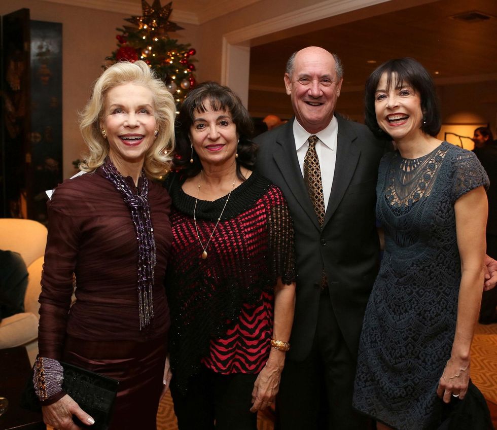 News, Shelby, Alley Theatre Holiday Party, December 2014, Lynn Wyatt, Mady Kades, Ken Kades, Josie de Guzman