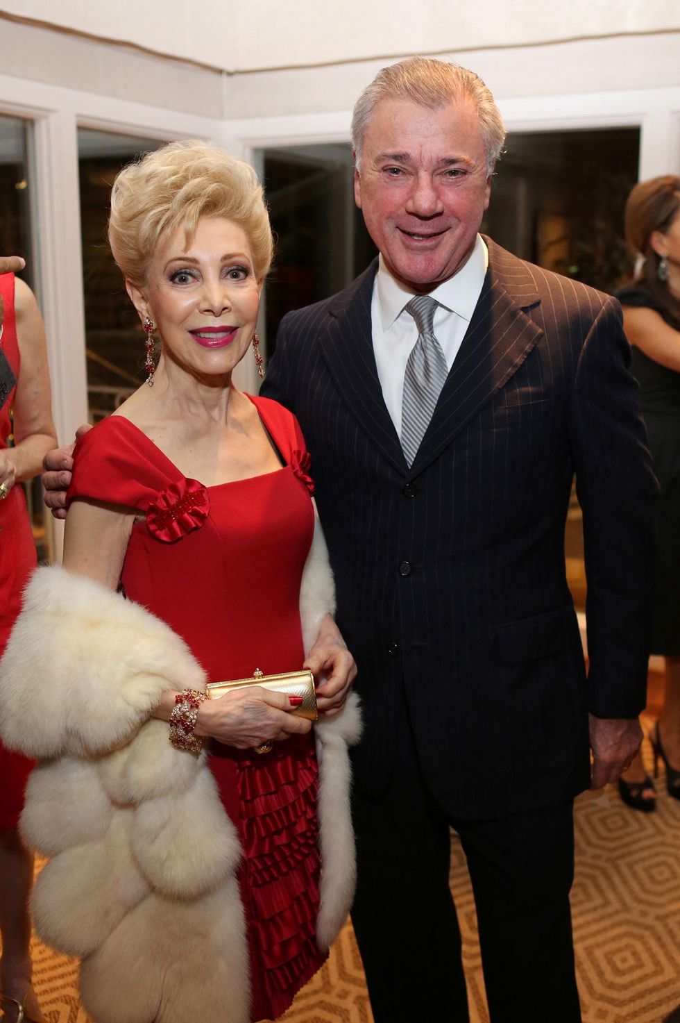 News, Shelby, Alley Theatre Holiday Party, December 2014, Margaret Alkek Williams, Jesse Marion