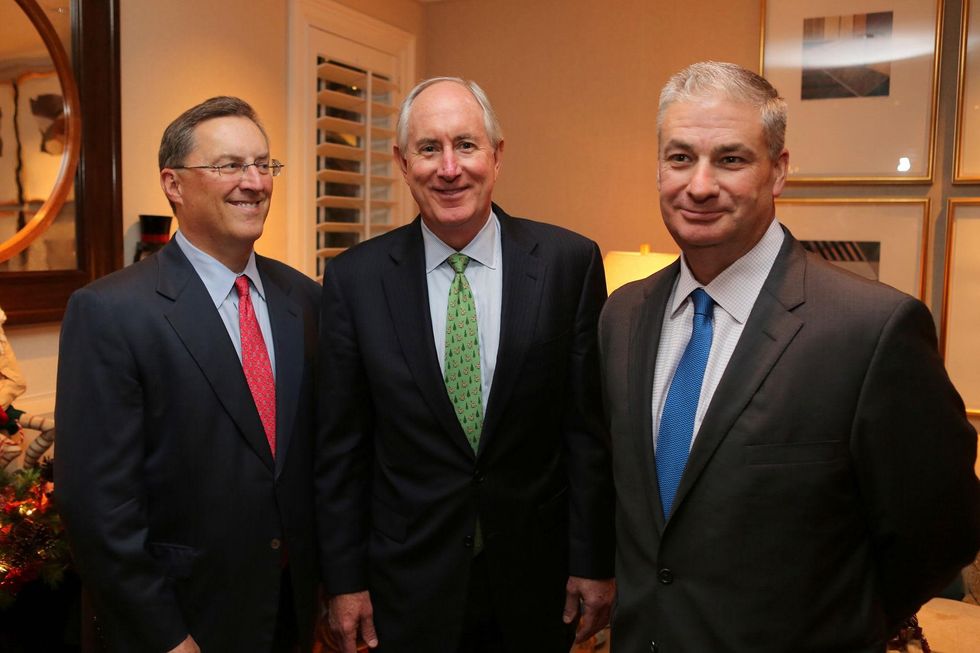 News, Shelby, Alley Theatre Holiday Party, December 2014, Ron Hulme